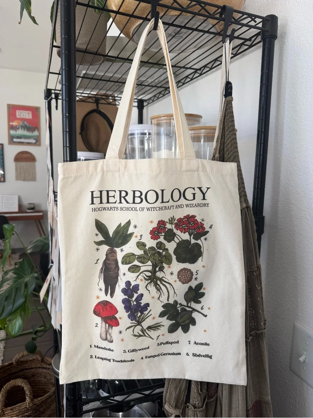 Wizarding World Harry Potter Herbology Tote Bag